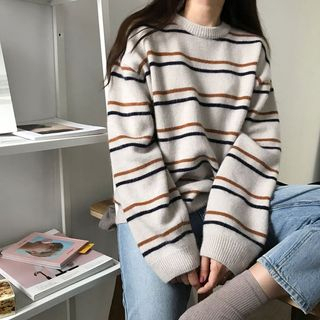 Moon City - Striped Sweater