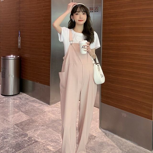 Shirt / Wide Leg Jumper Pants / Set 
