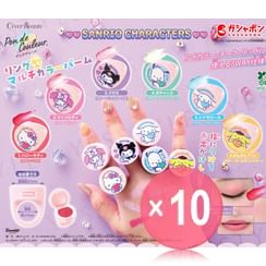 Creer Beaute - Sanrio Characters Ring-shaped Multi-color Balm (x10) (Bulk Box)