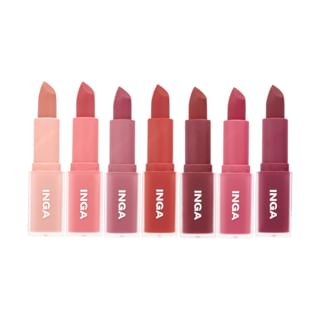 INGA - Powder Blur Lipstick - 7 Colors