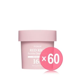 P.CALM - Red Rice Bubble Deep Mask (x60) (Bulk Box)