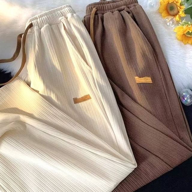 Urtishia-Drawstring Waist Harem Sweatpants