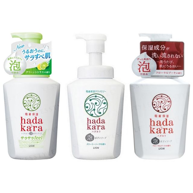 LION-Hadakara Foam Body Soap