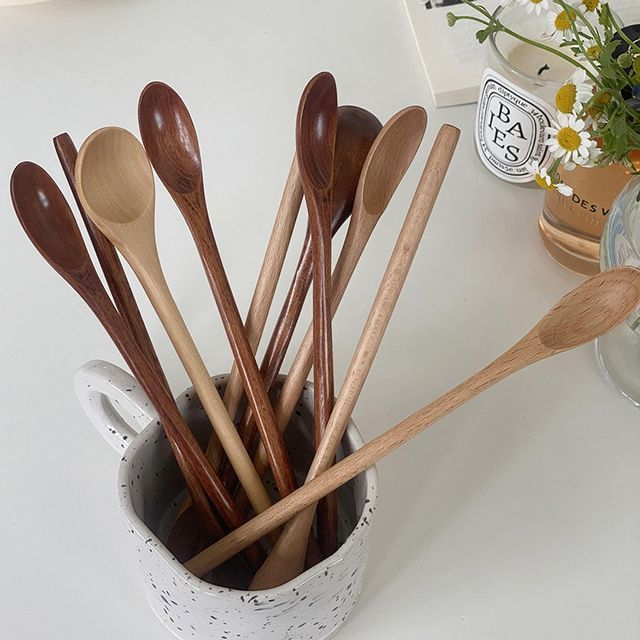 Hollos - Wooden Stirrer Spoon | YesStyle