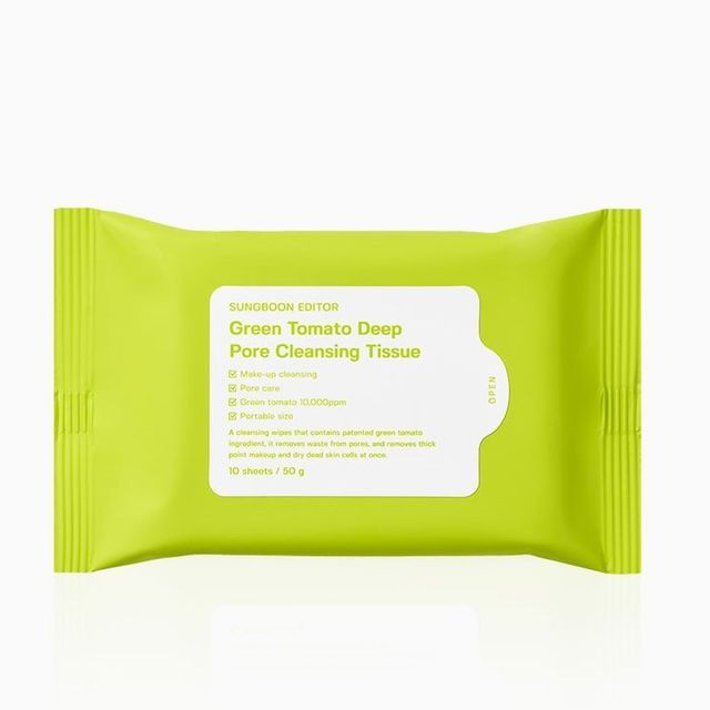SUNGBOON EDITOR-Green Tomato Deep Pore Cleansing Tissue
