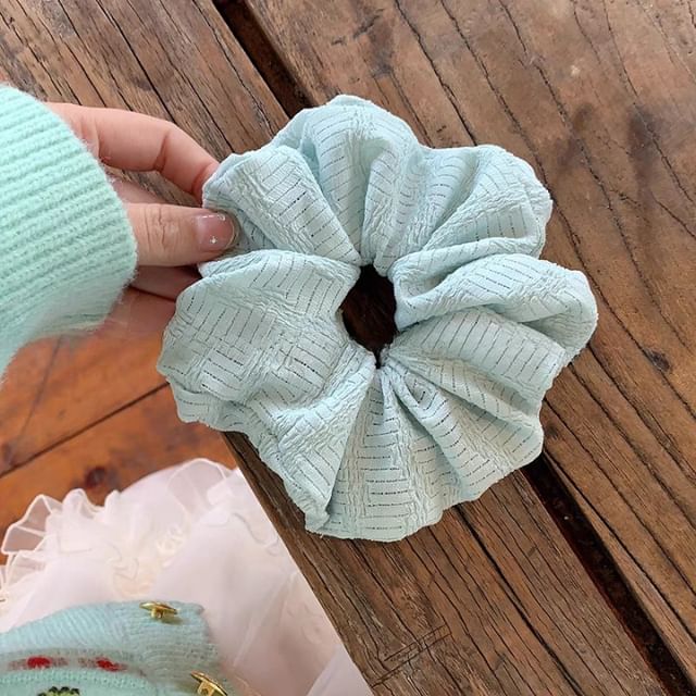 Kiren-Textile Plain Scrunchie
