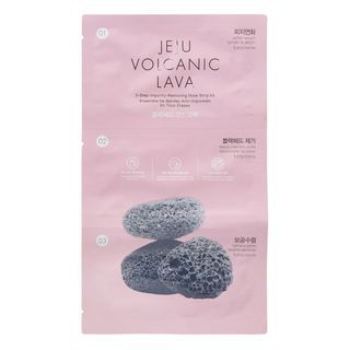 THE FACE SHOP - Jeju Volcanic Lava 3-Step Impurity-Removing Nose Strip Kit