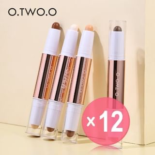 O.TWO.O - NEW Glow Lift Light Shadow Contour Stick - 2 COLORS (x12) (Bulk Box)