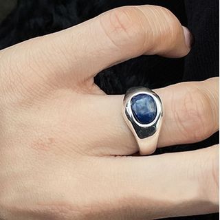 Fireflicka-Faux Gemstone Alloy Open Ring