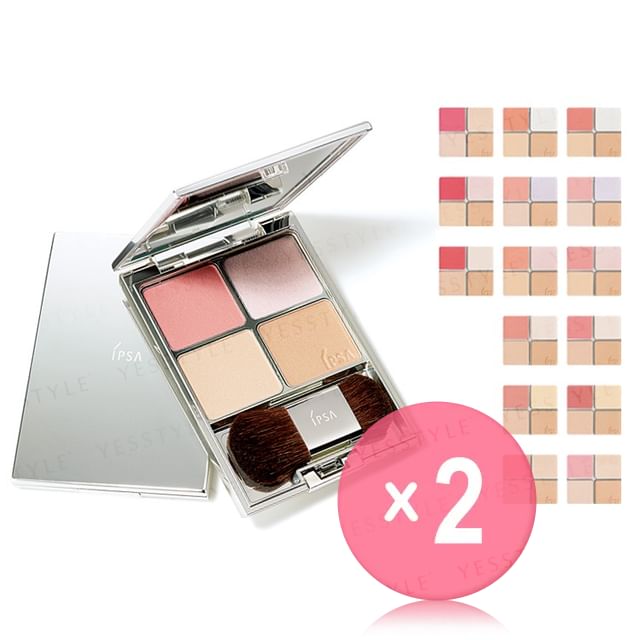 IPSA-Designing Face Color Palette 2pcs Bundle Set