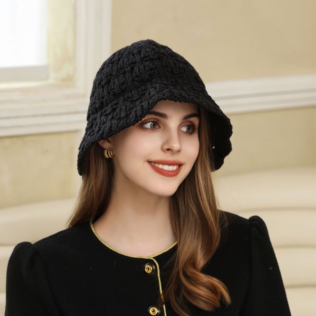 Kinoxslone-Crochet Bucket Hat