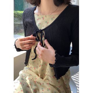 tie front cardigan pattern