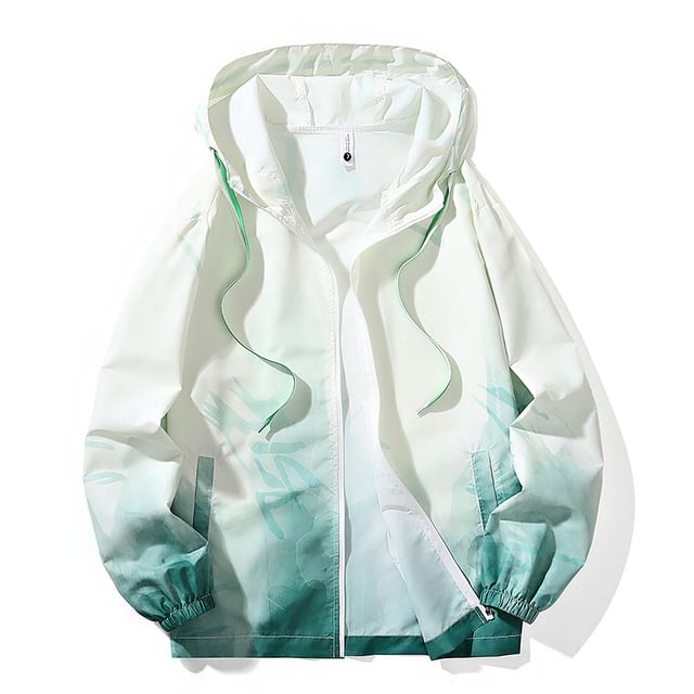 Fireon-Gradient Hooded Zip Jacket