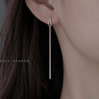 Parskletie-Sterling Silver Threader Earring