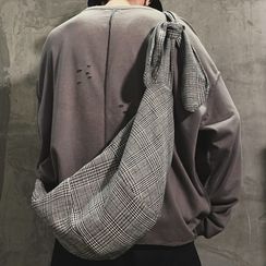 SUNMAN - Houndstooth Cotton Tote Bag SUNMAN - Houndstooth Cotton Tote Bag