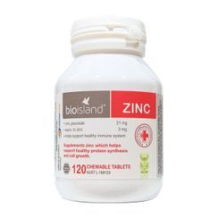 Bio Island - Zinc for Kids Chewable Tablets Bio Island - Zinc for Kids Chewable Tablets