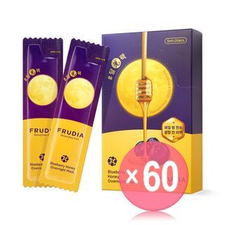 FRUDIA - Blueberry Honey Overnight Mask Set (x60) (Bulk Box)