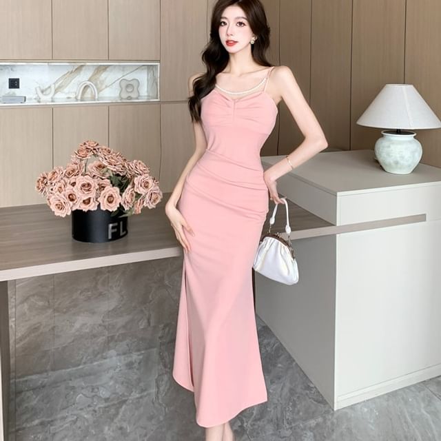 chinese dress ladies Mermaid Maxi Midi Dress – MissChicFashion main image 0