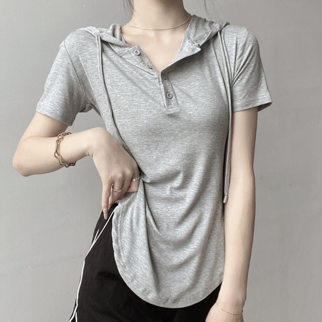 Half Sleeve Hoodie T Shirt For Girls Half Sleeve Hoodie T Shirt