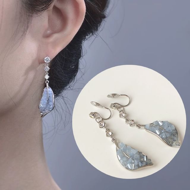 Joodii-Rhinestone Dangle Earring