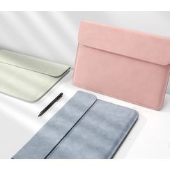 BAGGEST - Faux Leather Laptop Sleeve