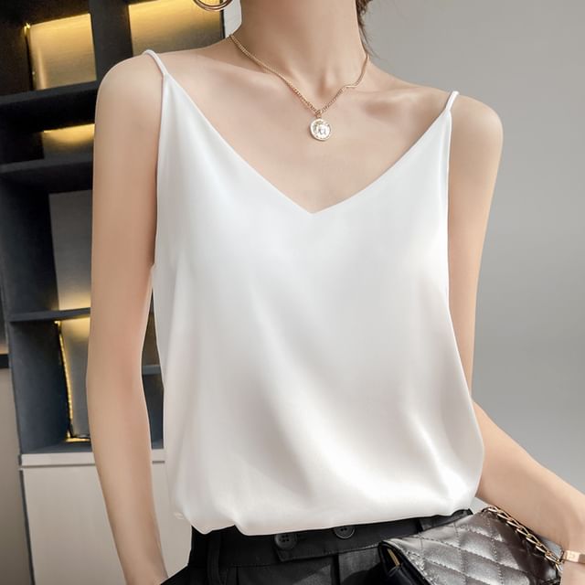 Weelop-V-Neck Camisole Top