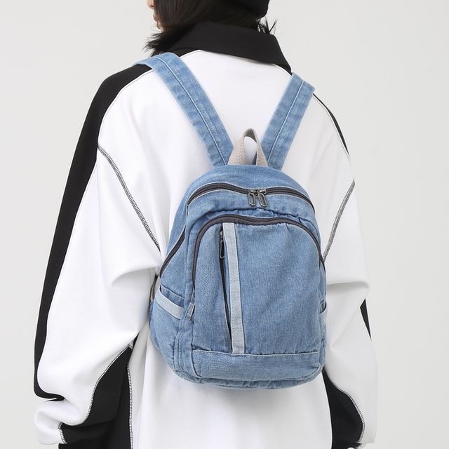 MUSIS - Mini Denim Backpack