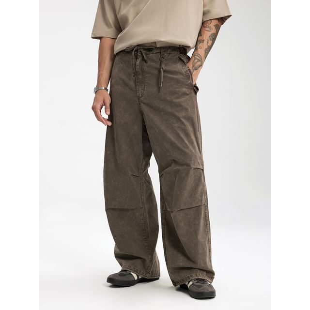 Newin-Washed Baggy Pants