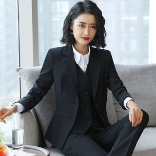 Skyheart Plain Blazer / Shirt / Single-Breasted Vest / Dress Pants / Pencil Skirt / Set Sale