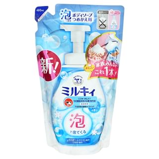 Cow Brand Soap - Milky Soft Soapy Bubble Body Wash Refill