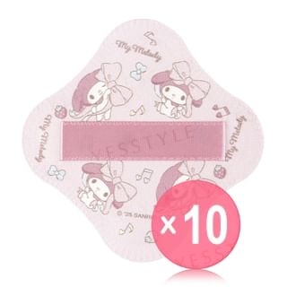 KAI - Sanrio My Melody Foundation Puff 10pcs Bundle Set