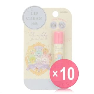 SHOBIDO - San-X Sumikko Gurashi Lip Cream Milk 10pcs Bundle Set