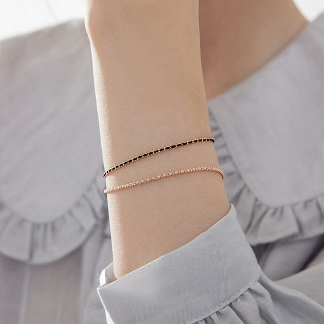 Phoenoa-String Sterling Silver Bracelet