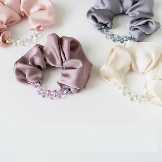 Allyrinta-Plain Bead Scrunchie