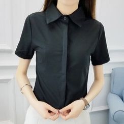 Ikeda - Short-Sleeve Dress Shirt