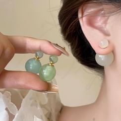 True Glam - Resin Acrylic Barbell Earring