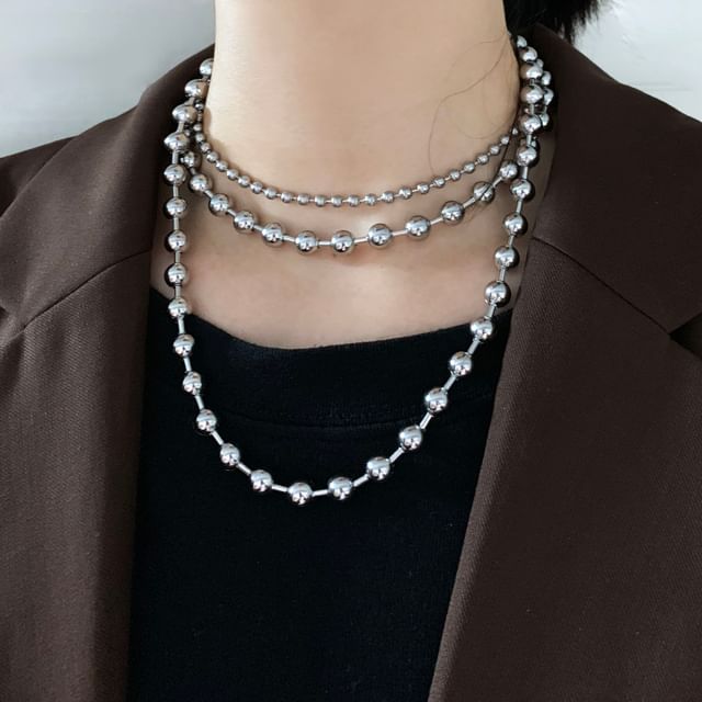 PANGU-Metal Bead Necklace