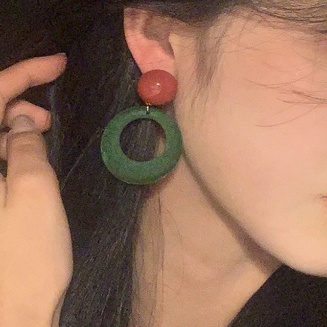 Jael-Hoop Drop Earring