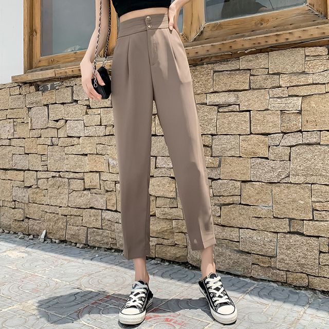 High Waisted Wide Leg Dress Pants - The Untidy Closet | Wide leg pants  outfit, High waist outfits, Khaki pants outfit women