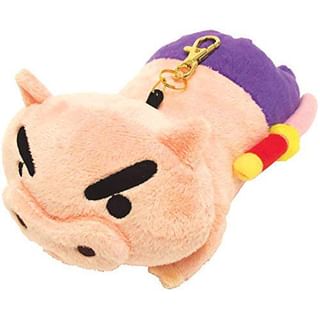 T-S Factory-Crayon Shin-Chan Plush Pass Holder Buriburizaemon-One Size