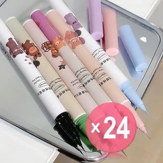 Cappuvini - Cute Colorful Liquid Eyeliner Pen - 4 Colors (x24) (Bulk Box)