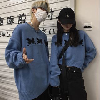 couple knit sweaters