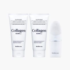 WellDerma - Sapphire Low Molecule Marine Collagen Cleansing Duo Set