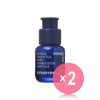 innisfree - Retinol Green Tea PDRN Skin Booster Ampoule 2pcs Bundle Set