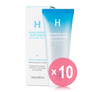 MediFlower - ARONYX Hyaluronic Acid Aqua Sleeping Pack 10pcs Bundle Set