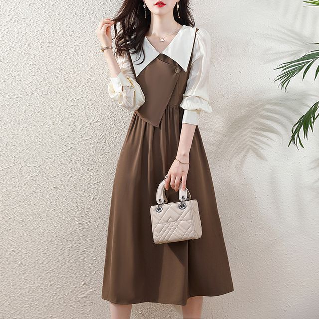 knee length dresses for ladies Women's Life Manifest Two Piece Mesh Midi Dress in Grey Floral