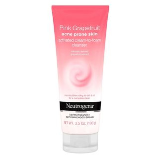 Neutrogena - Pink Grapefruit Acne Prone Skin Activated Cream-to-Foam Cleanser