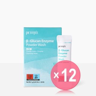 PETITFEE - Beta-Glucan Enzyme Powder Wash (x12) (Bulk Box)