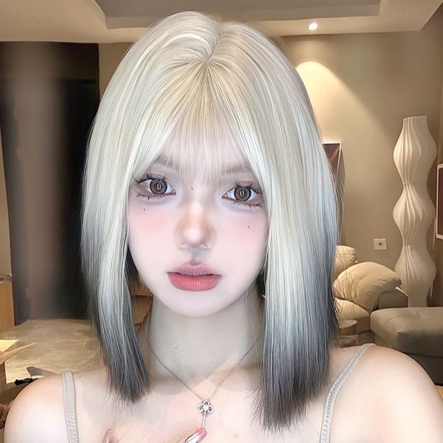 Jellyfish-Short Full Wig - Bob