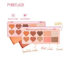 PINKFLASH - Highlighter Blusher Multi Palette - 3 Colors